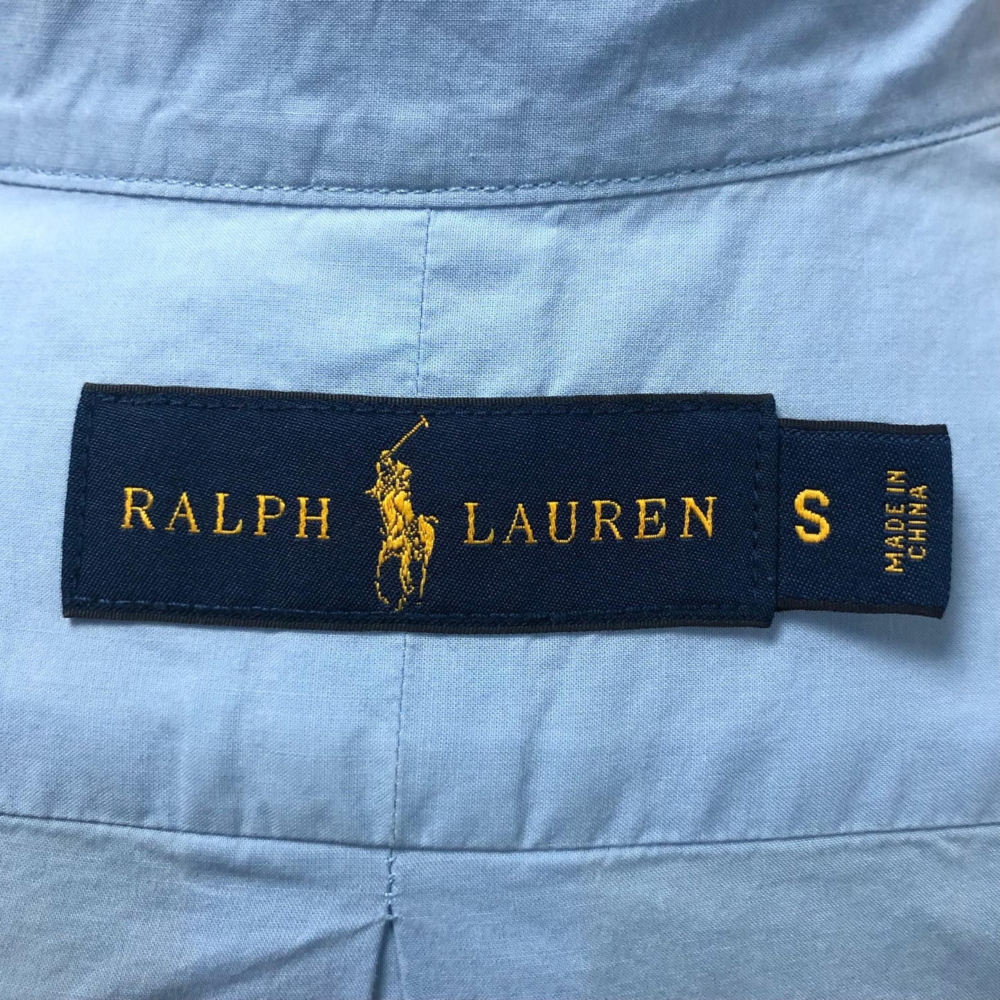 Camisa de botones Polo Ralph Lauren 🏇🏼 color celeste Talla S Entalle Regular (ver descripción)