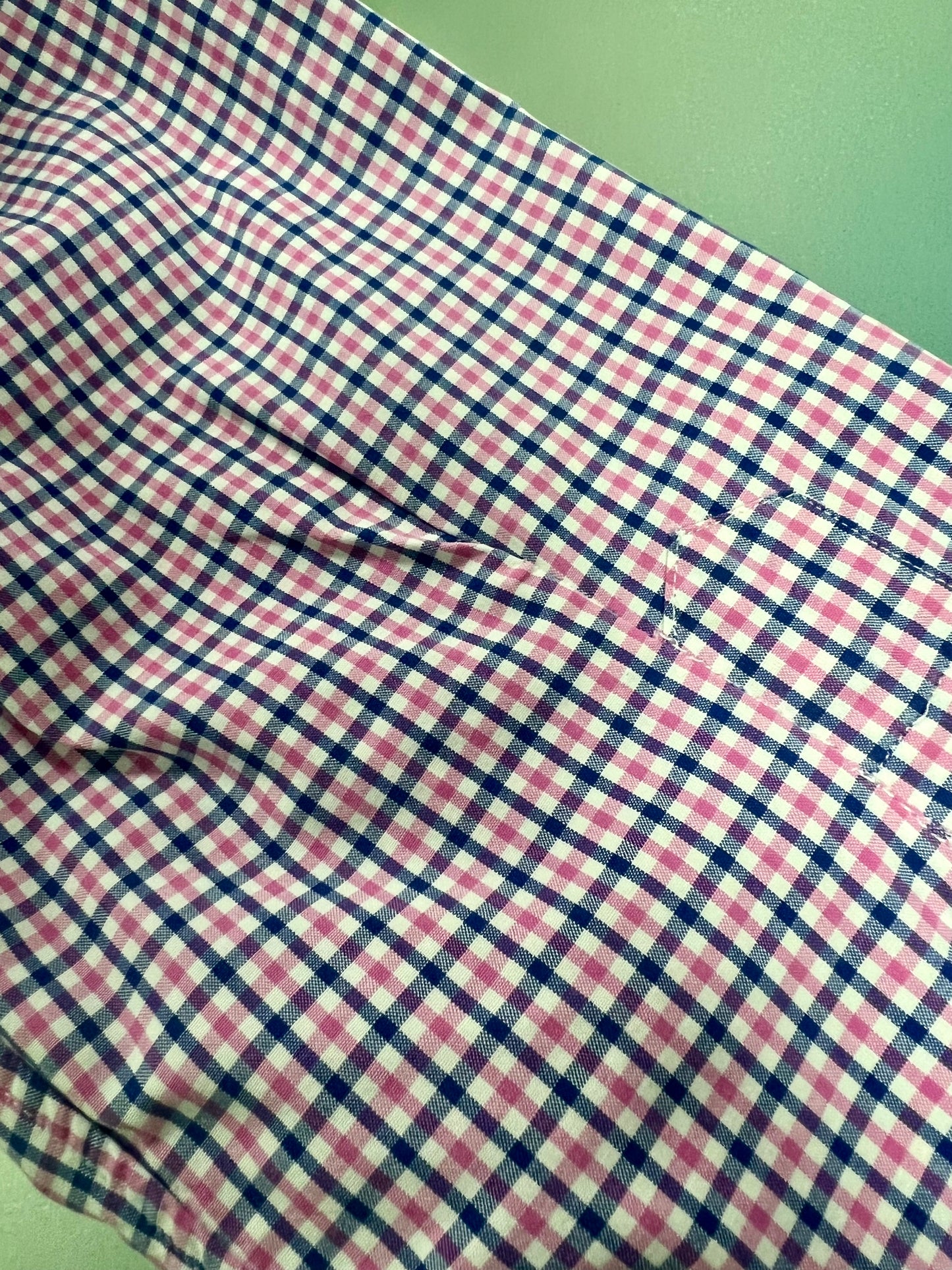 Camisa de botones Polo Ralph Lauren 🏇🏼 color blanco de cuadros rosado y azul Talla XL Entalle Regular (ver descripción)