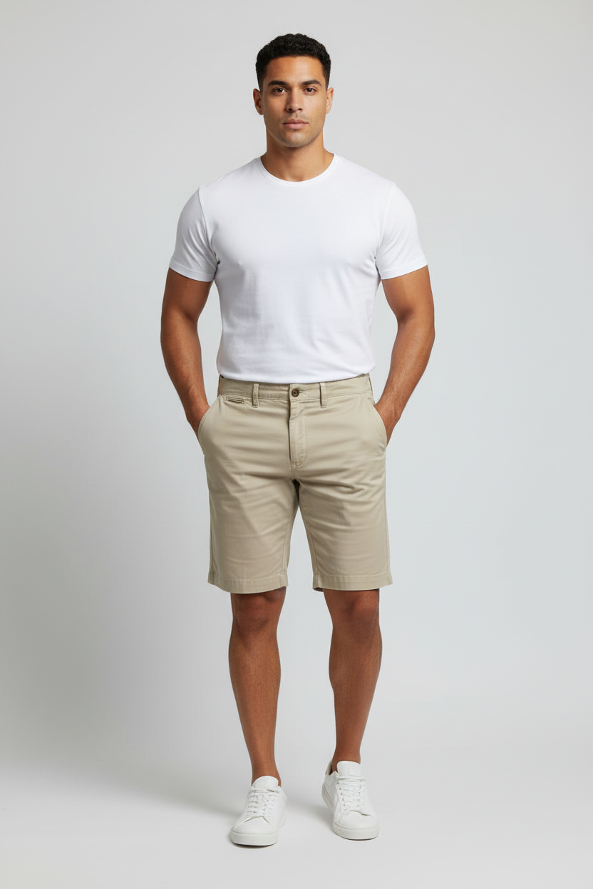 Short Casual Polo Ralph Lauren🏇 color kaki claro talla 34