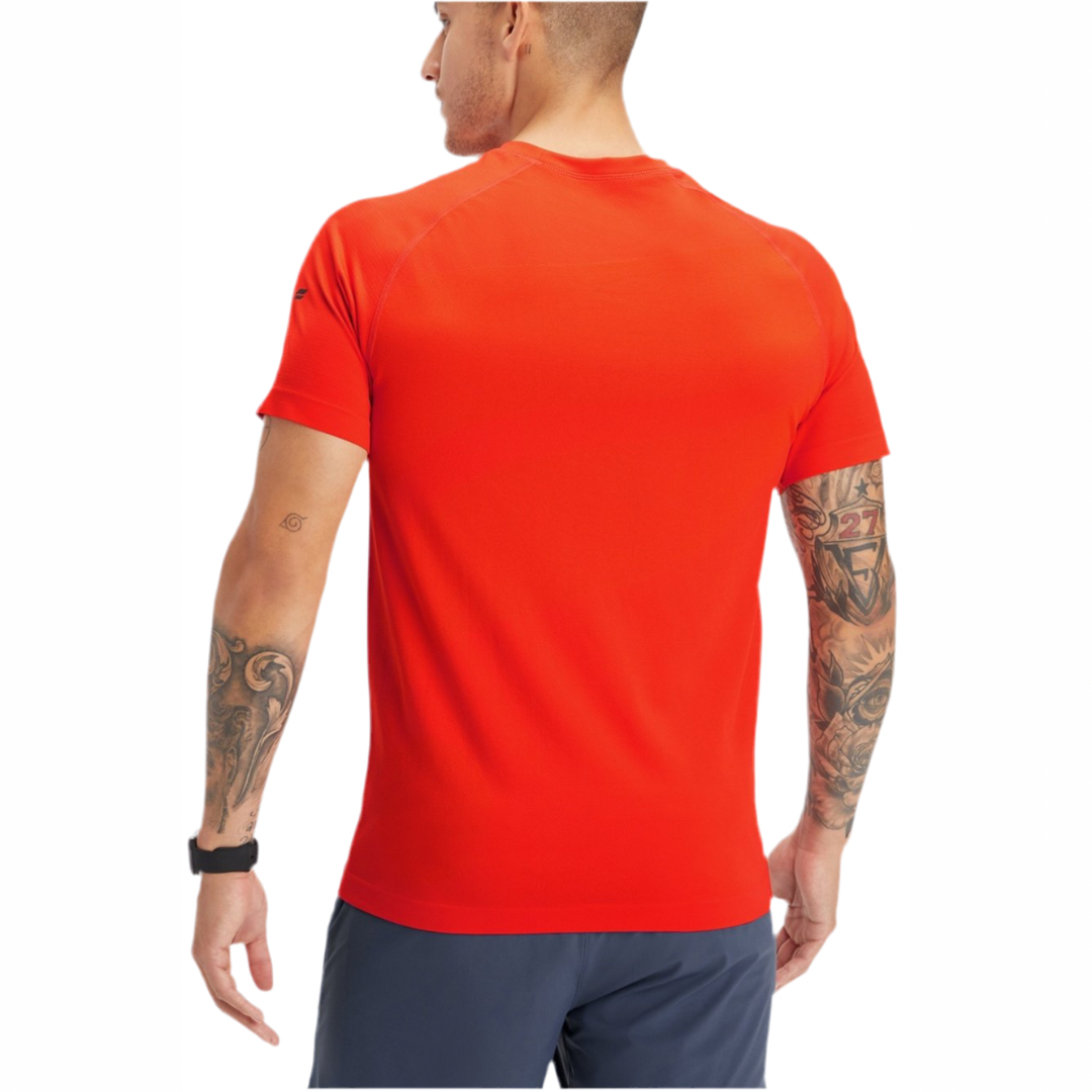 Camiseta cuello redondo Fabletics 🏋🏽 color naranja Talla L