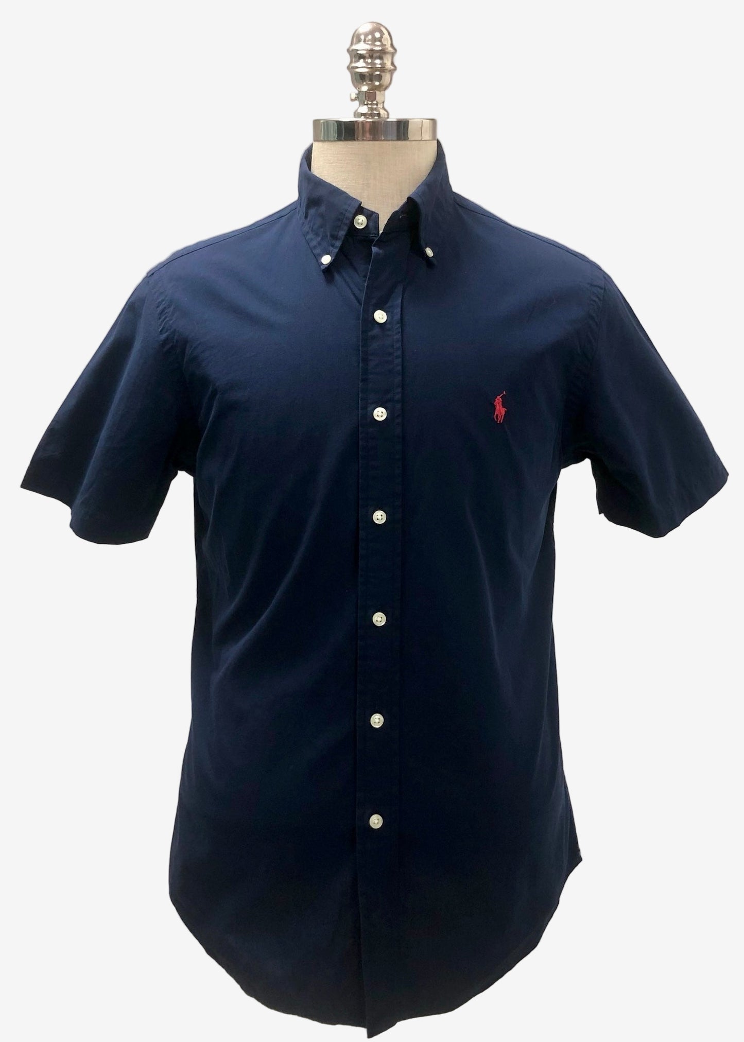 Camisa de botones Polo Ralph Lauren 🏇🏼 en color azul navy Talla M Entalle Custom