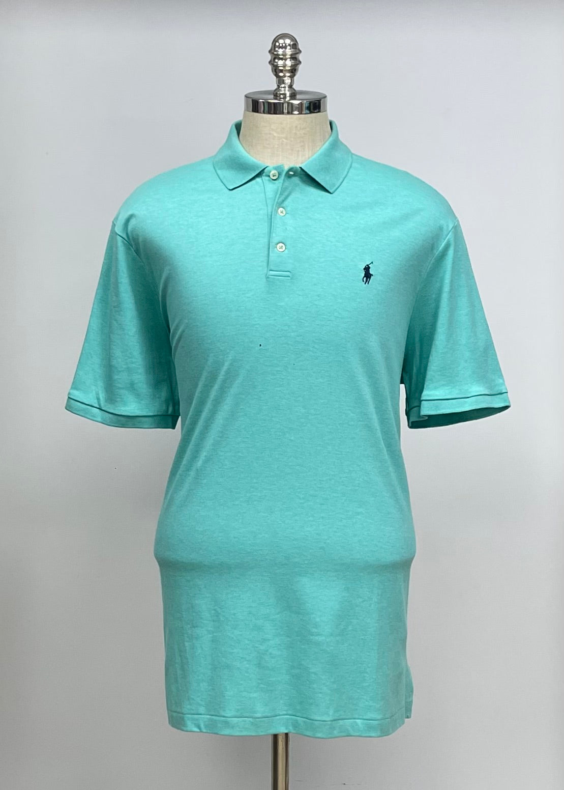 Camiseta Polo Ralph Lauren 🏇🏼color turquesa Talla XL Entalle Clásico