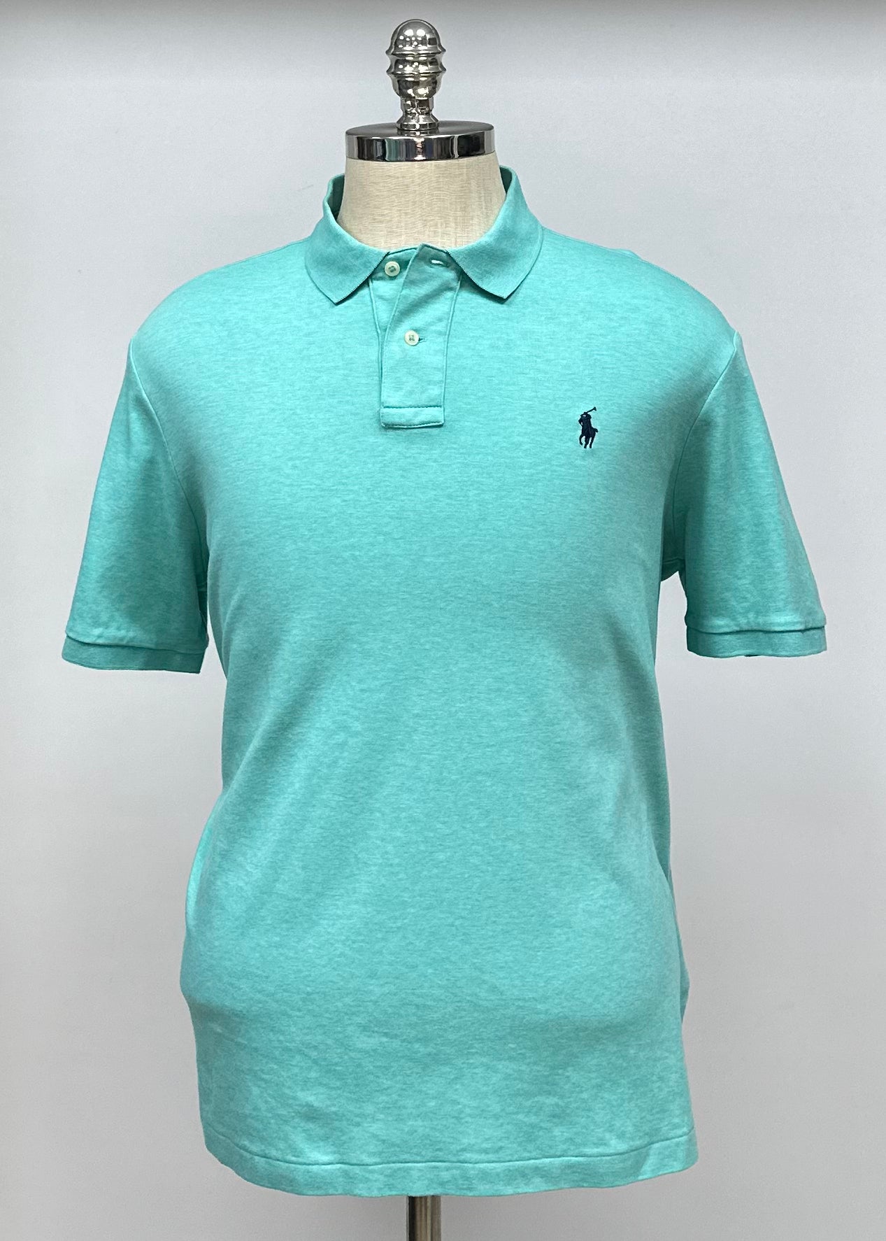 Camiseta Polo Ralph Lauren 🏇🏼color turquesa Talla L Entalle Clásico