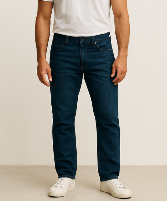 Pantalon jeans color azul Guess Talla 32x32 Corte Straight Fit