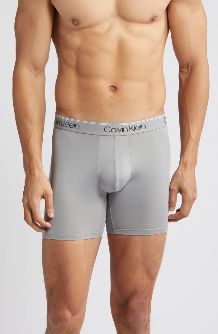 Paquete de 3 Calzoncillos tipo Boxer Calvin Klein de Microfibra - Cooling Technology en Talla S