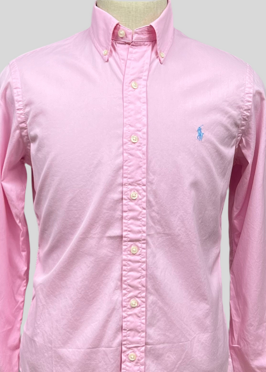 Camisa de botones Polo Ralph Lauren 🏇🏼 en color rosado Talla S Entalle Regular