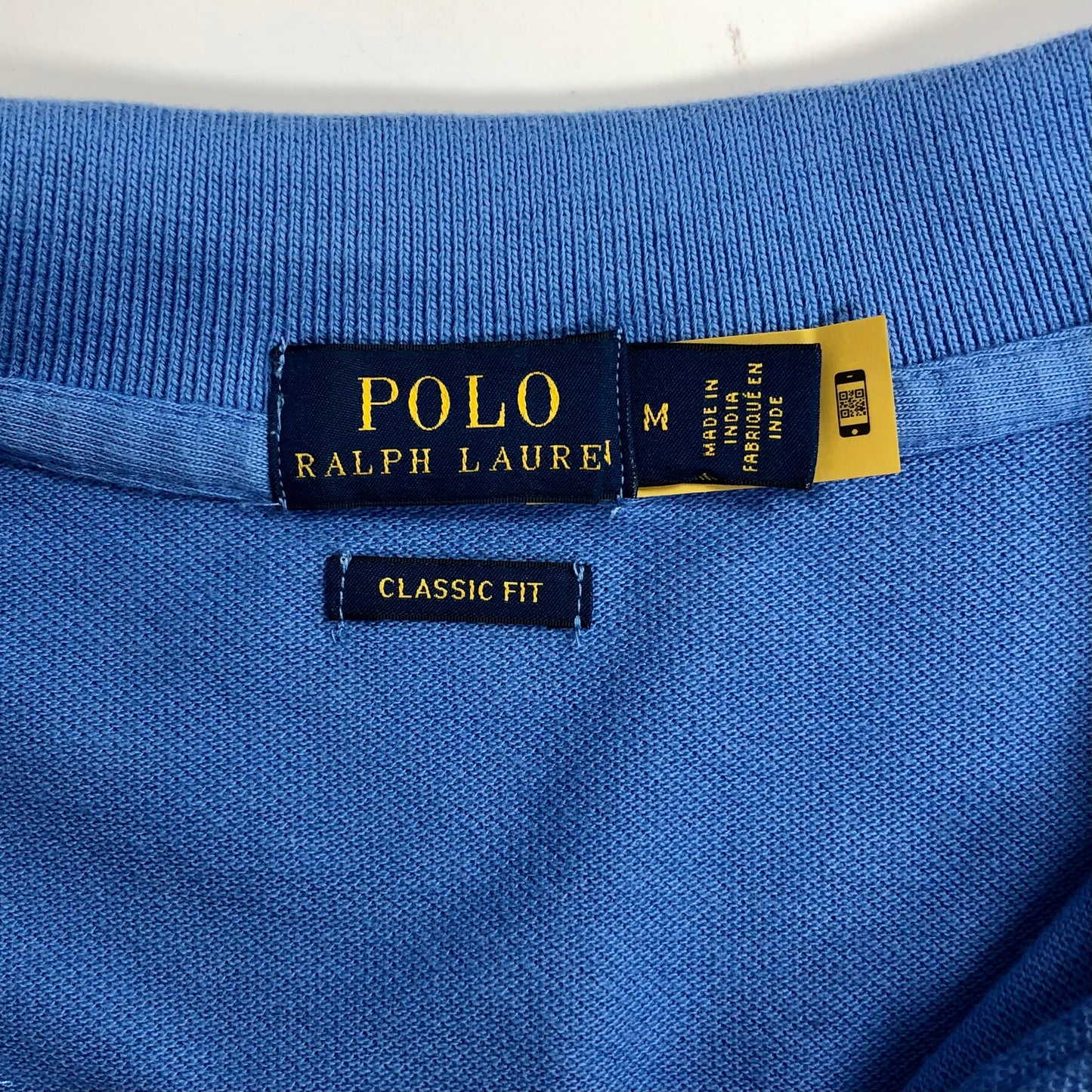 Camiseta de mujer Polo Ralph Lauren 🏇🏼 color celeste oscuro Talla M Entalle Clásico