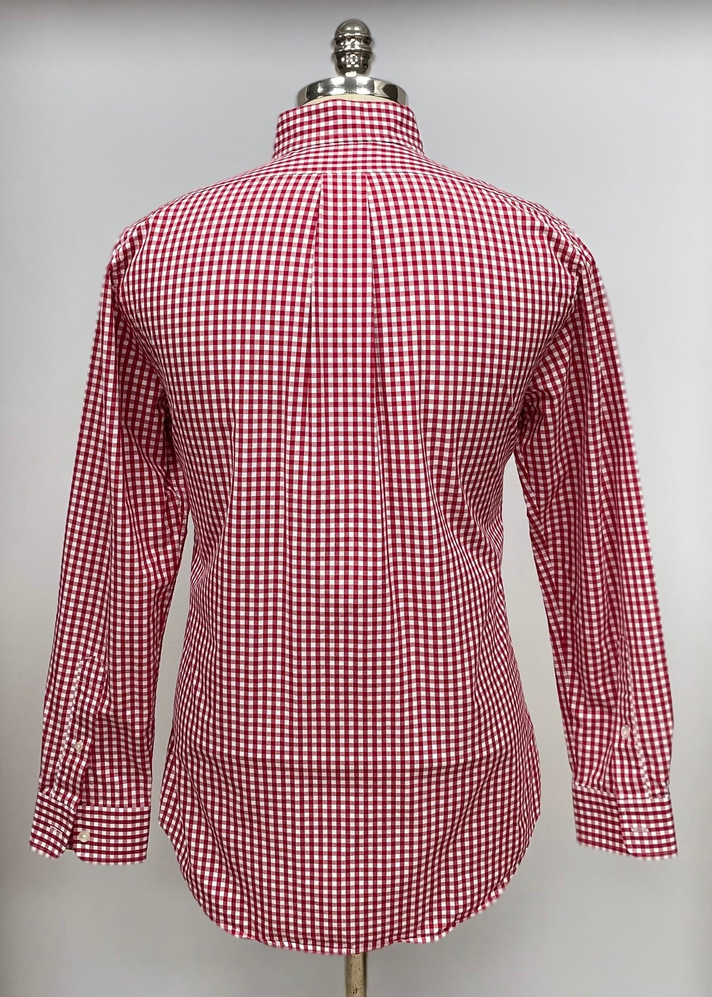 Camisa Vineyard Vines 🐳 con patron de cuadros gingham en color rojo y blanco Talla S Entalle Regular