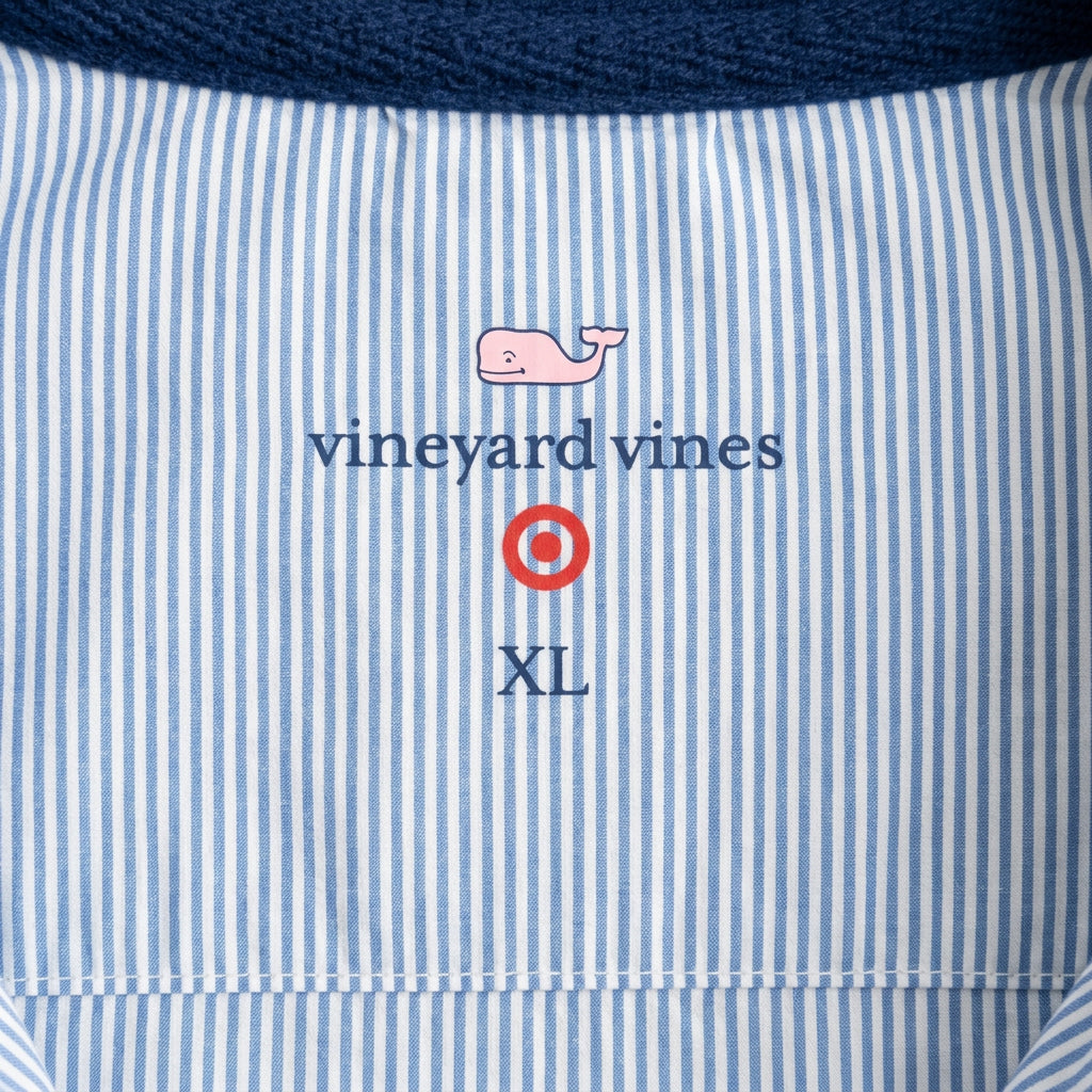 Camiseta Polo Vineyard Vines 🐳 Color gris claro Talla XL Entalle Regular