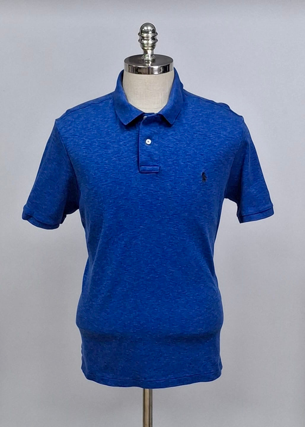 Camiseta Polo Ralph Lauren 🏇🏼 color azul y blanco degradado Talla XL Entalle Regular