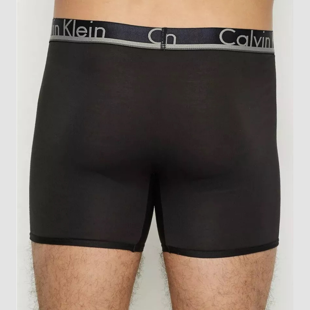 Paquete de 3 Calzoncillos tipo Boxer Calvin Klein de Microfibra - Tela ligera en Talla L