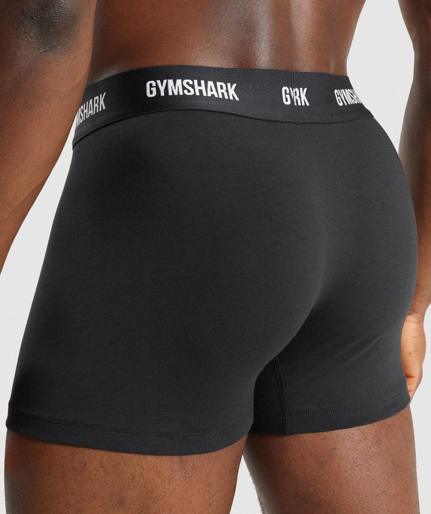 Paquete de 2 Boxers Briefs Gymshark 🏋🏽 Tela de algodón stretch color negro Talla L