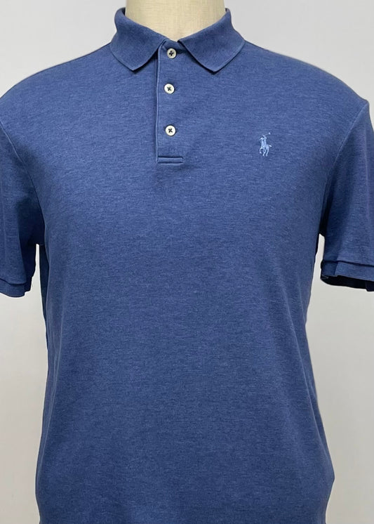 Camiseta Polo Ralph Lauren 🏇🏼 color azul grisáceo Talla M Entalle Clásico