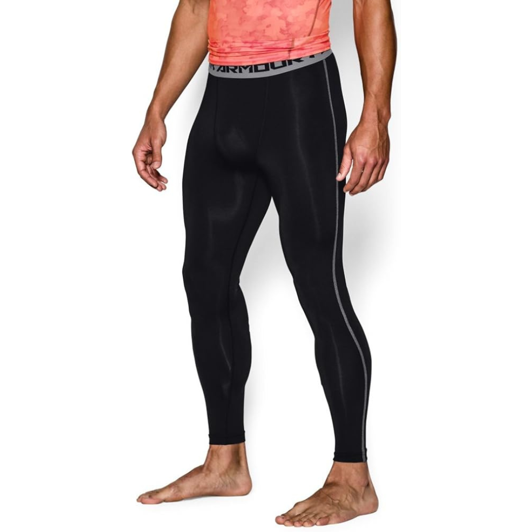 Mallas de entrenamiento Under Armour 🏋🏽 Pro Dri-FIT para hombre en Color Negro y cintura gris Talla L