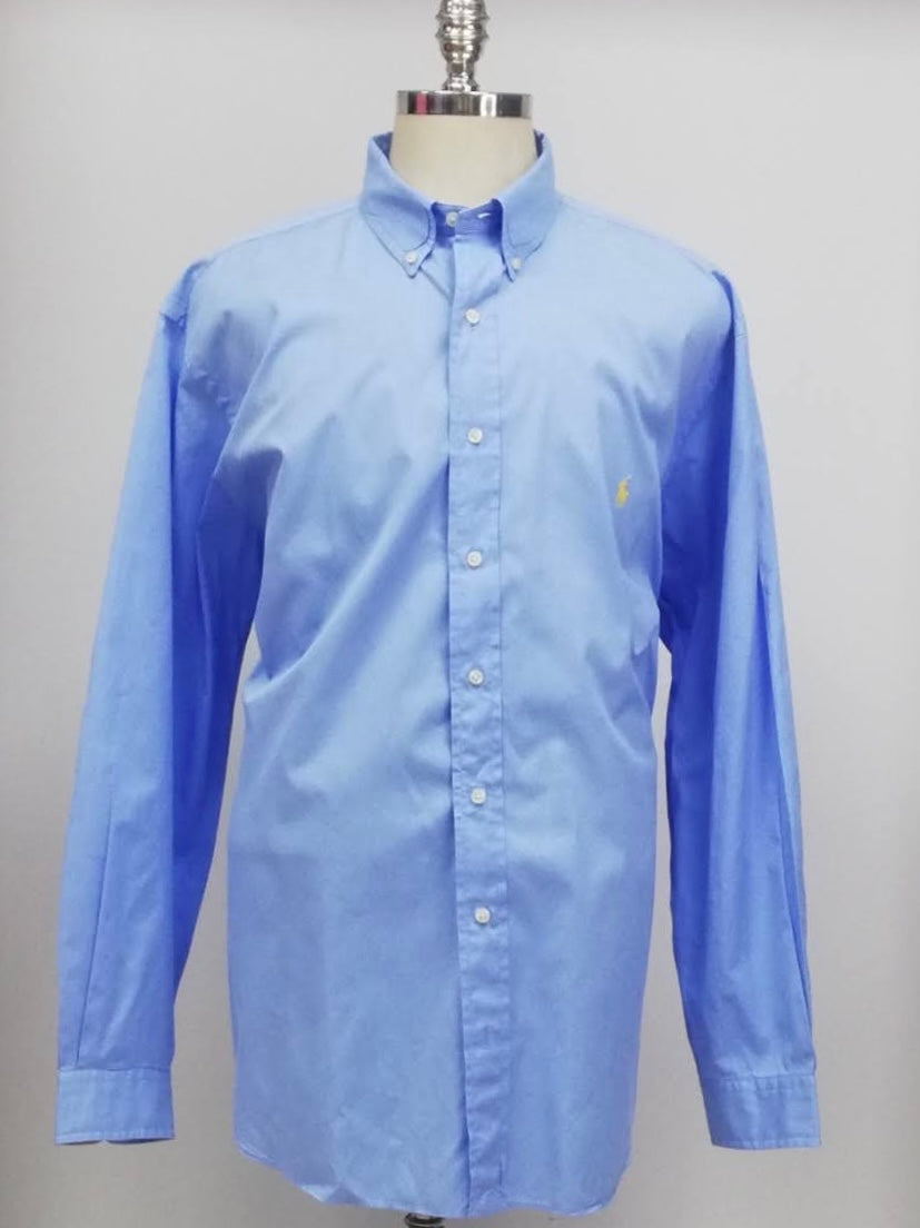 Camisa de botones Polo Ralph Lauren 🏇🏼 en color celeste Talla XXL Entalle Regular