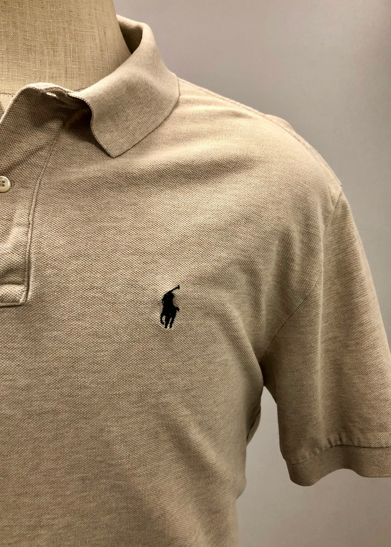 Camiseta Polo Ralph Lauren 🏇🏼color Kaki Talla L Entalle Regular