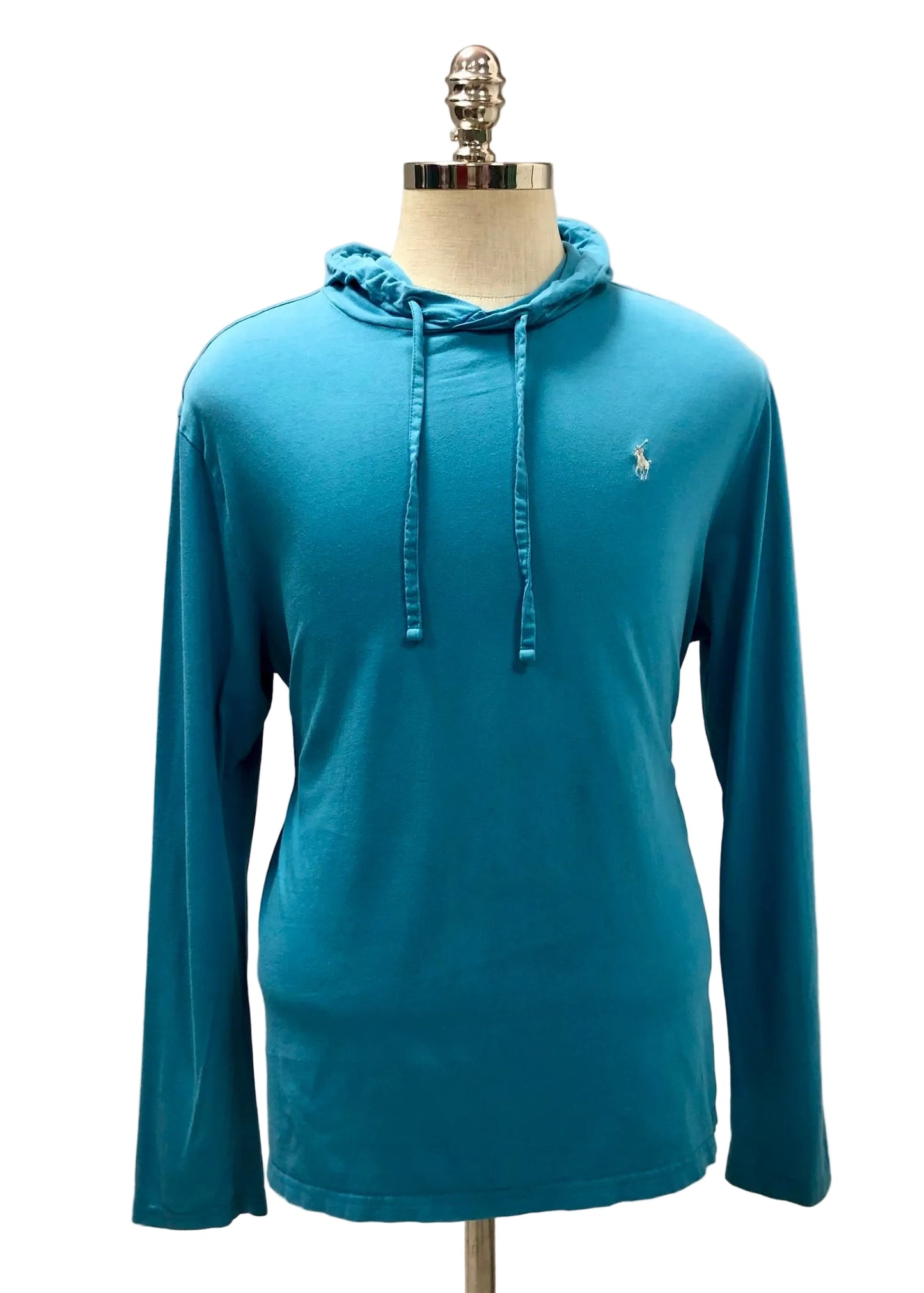 Sueter Jersey con capucha Polo Ralph Lauren 🏇🏼 color verde azulado Talla XL
