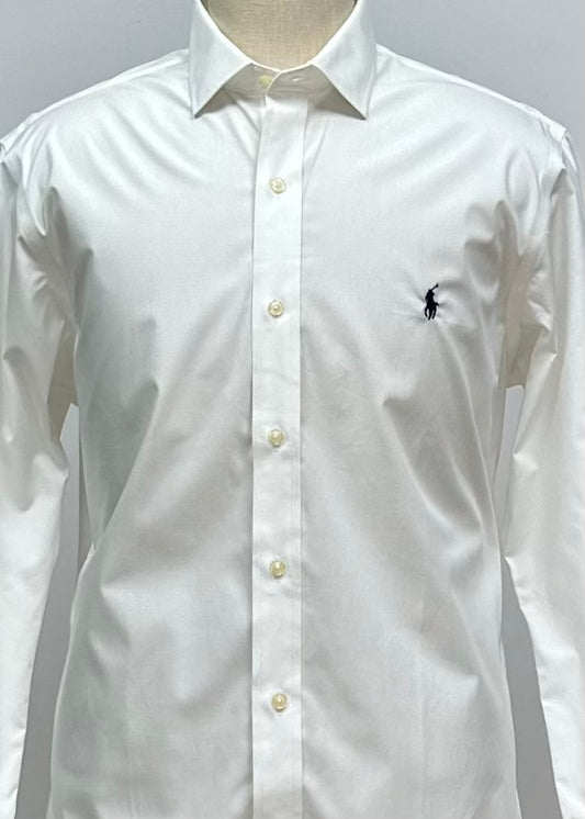 Camisa de botones Polo Ralph Lauren 🏇🏼 en color blanco Talla M Entalle Slim Fit