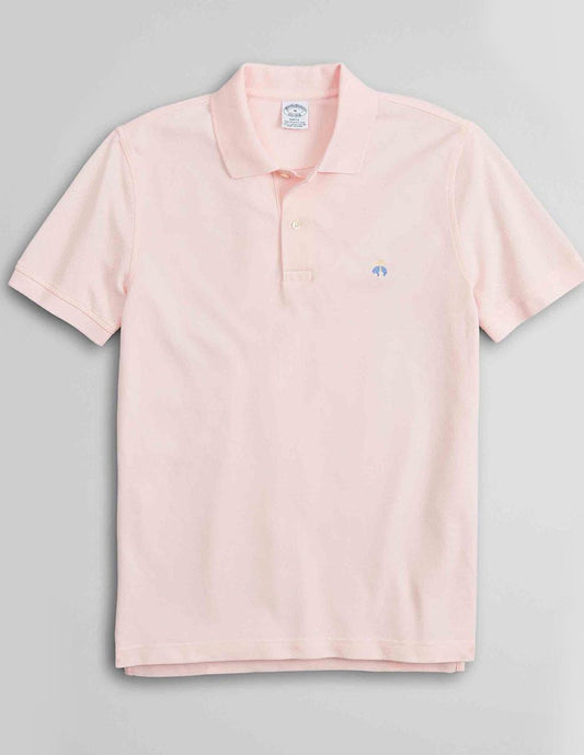 Camiseta Polo Brooks Brothers 🐑 color rosado claro Talla M Entalle Slim Fit