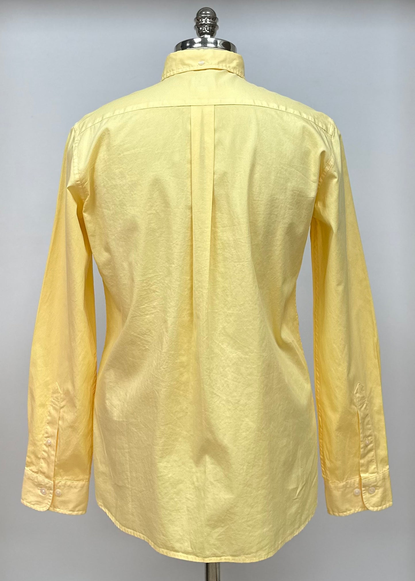 Camisa de botones Brooks Brothers 🐑 color amarillo Talla M Entalle Regular