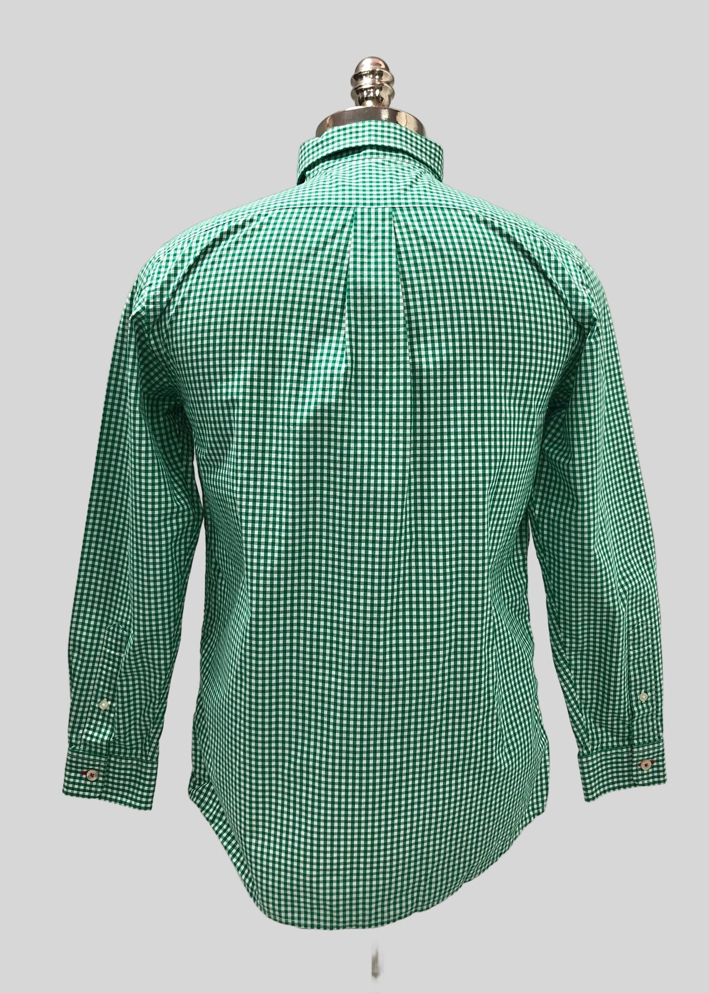 Camisa de niño Vineyard Vines 🐳 con patrón de cuadros en color blanco y verde Talla L Entalle Regular