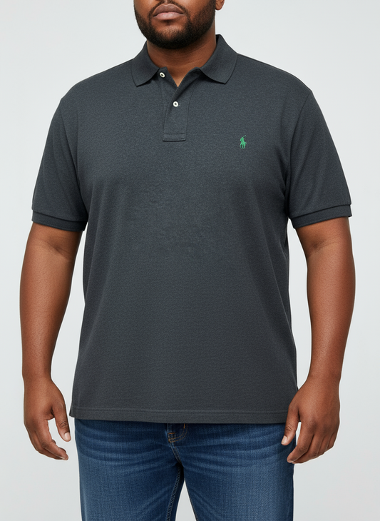 Camiseta Polo Ralph Lauren 🏇🏼color gris oscuro claro Talla XXL Entalle Regular