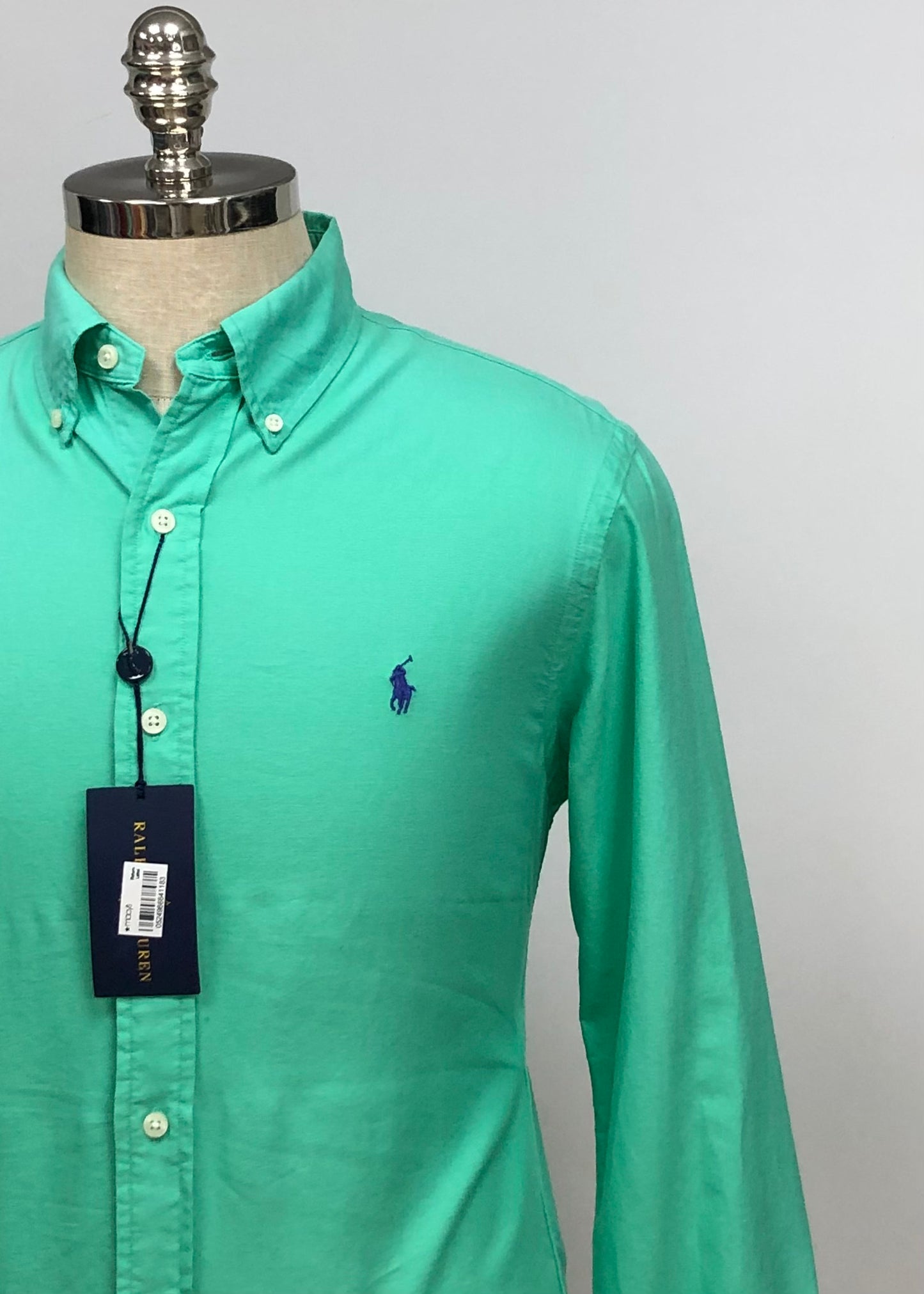 Camisa de botones Polo Ralph Lauren 🏇🏼  en color verde Talla M Entalle Regular (ver descripción)