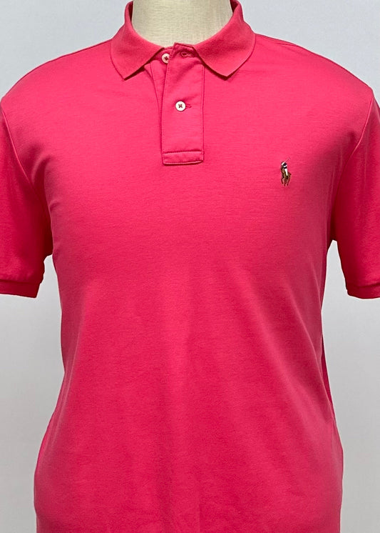 Camiseta Polo Ralph Lauren 🏇🏼color rosado magenta Talla S Entalle Regular