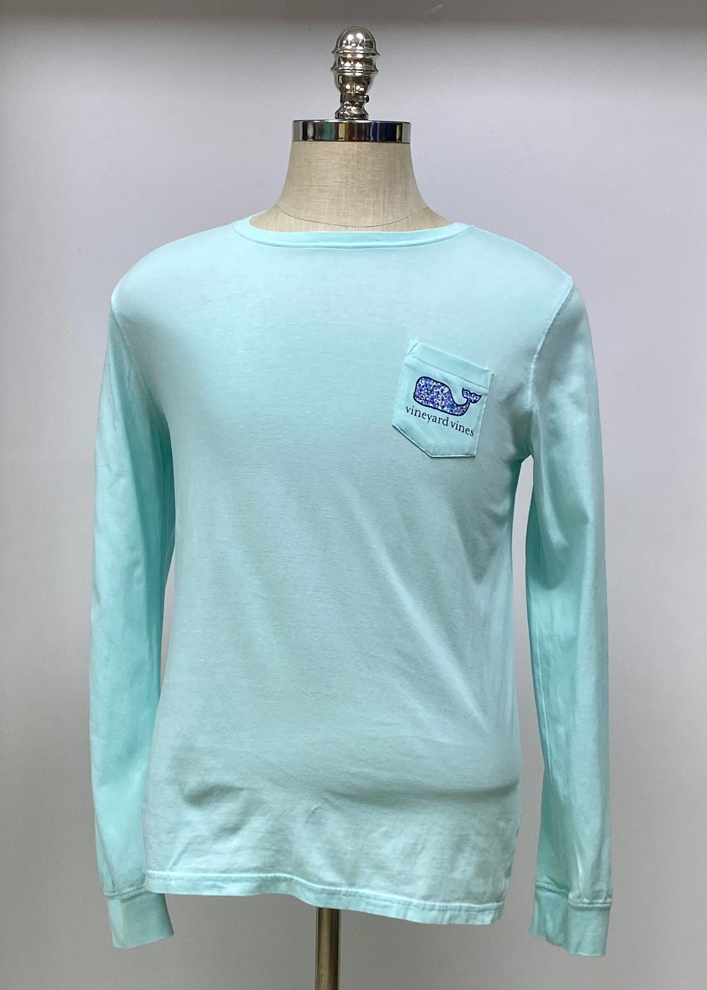 Camiseta de mujer Vineyard Vines 🐳 color turquesa claro con Diseño de ballena Talla M