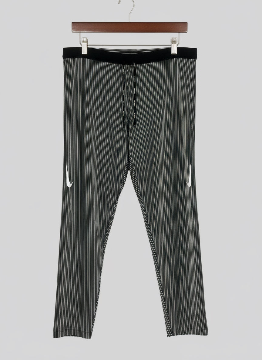 Pantalón de entrenamiento Nike ✔️ Pro Dri-FIT para hombre de rayas en color negro y blanco Talla XXL
