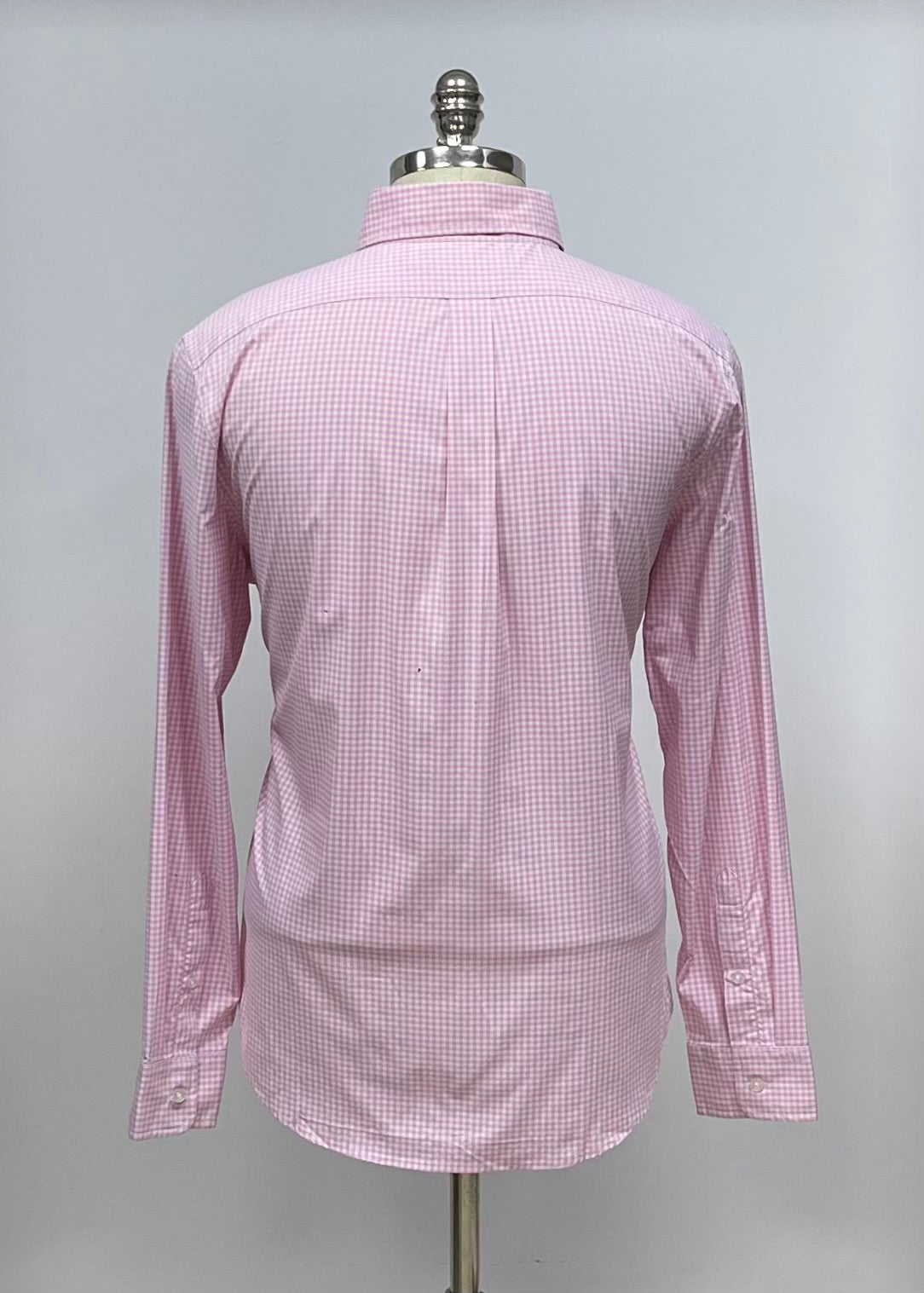 Camisa de cuadros Vineyard Vines 🐳 de cuadros gingham en color rosado claro y blanco Talla L Entalle Slim Fit