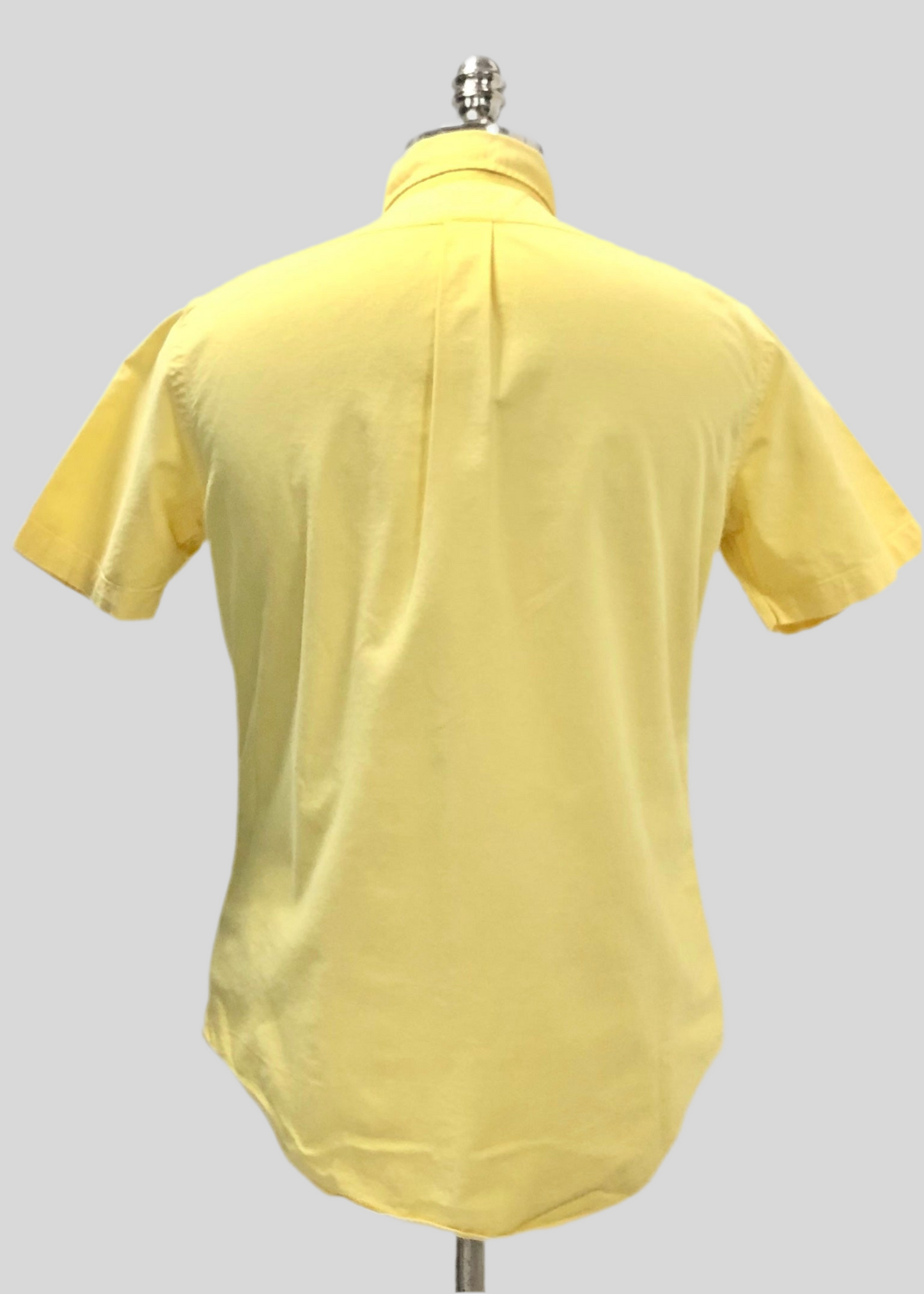 Camisa de botones Polo Ralph Lauren 🏇🏼  Oxford en color amarillo intenso Talla S Entalle Regular