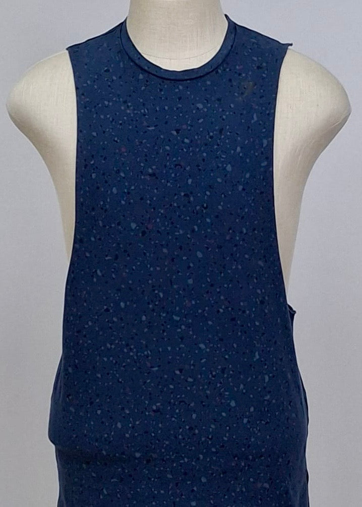 Camiseta de entrenamiento sin mangas Gymshark 🏋🏽 Diseño en color azul, celeste y negro Talla M