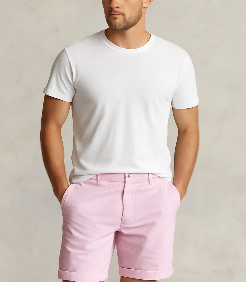 Short Casual Polo Ralph Lauren 🏇🏼 color rosado talla 32