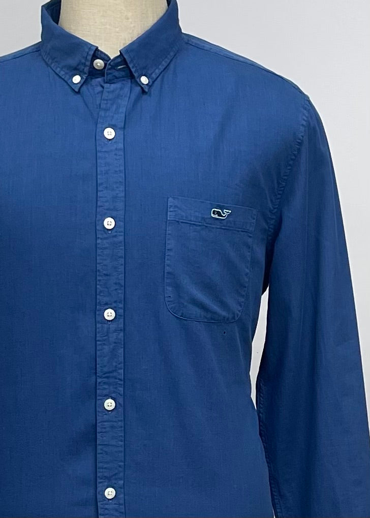 Camisa de botones Vineyard Vines 🐳 Color Azul Talla L Entalle Slim Fit