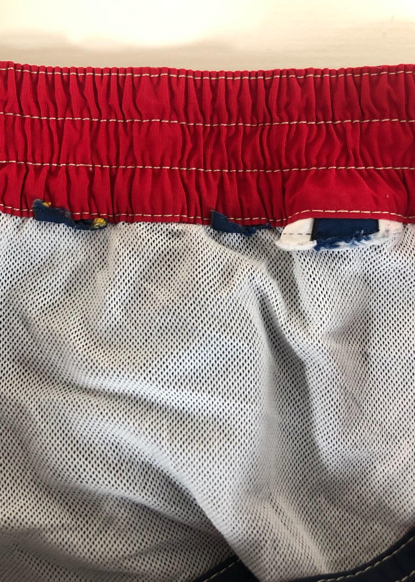 Short de baño Polo Ralph Lauren 🏇🏼 color azul navy con logo en rojo talla S