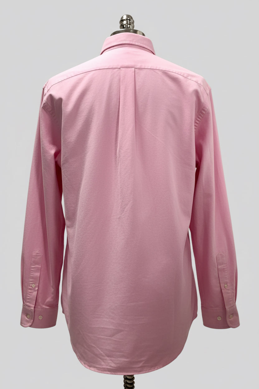 Camisa de botones Polo Ralph Lauren 🏇🏼 Oxford en color rosado claro Talla XXL Entalle Regular