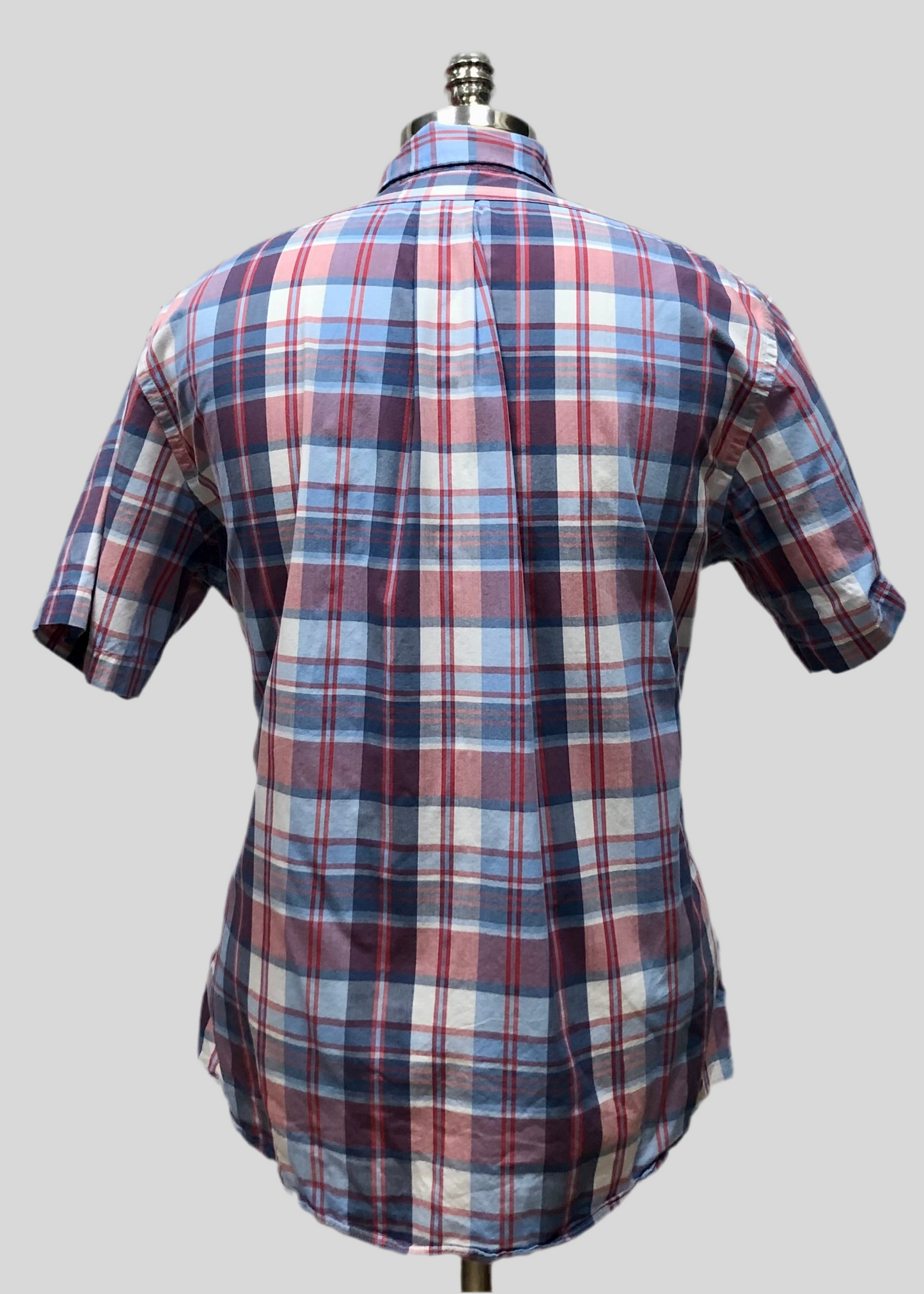 Camisa Brooks Brothers 🐑 de cuadro en rojo, azul y blanco Talla L Entalle Regular