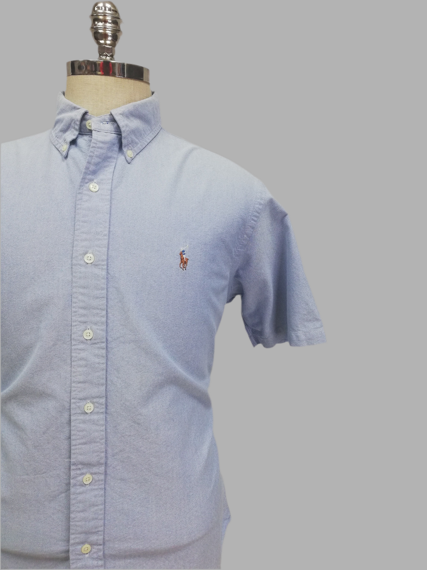 Camisa de botones en color celeste Oxford Polo Ralph Lauren 🏇🏼 Talla L Entalle Clásico (ver descripción)