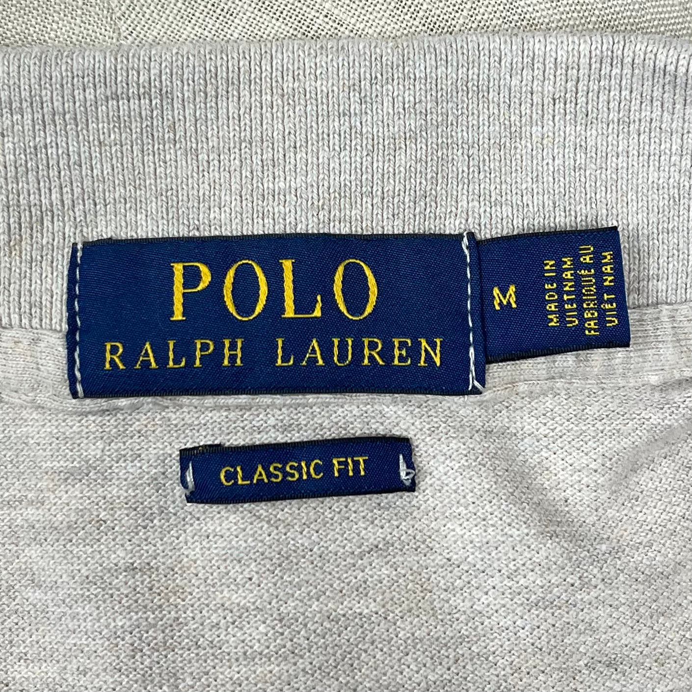 Camiseta Polo Ralph Lauren 🏇🏼 color crema Talla M Entalle Clásico