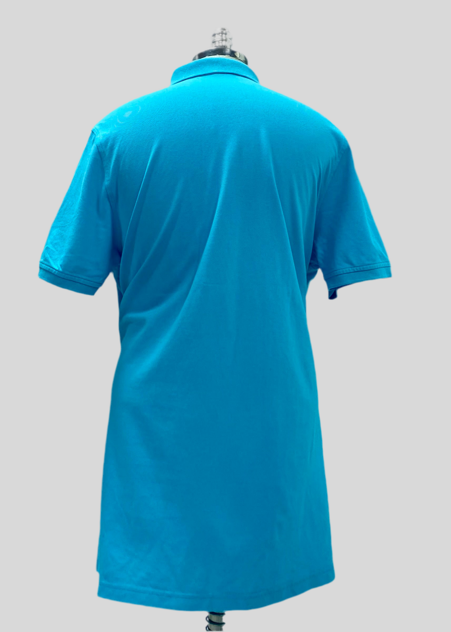 Camiseta Polo Brooks Brothers 🐑 color turquesa intenso Talla XXL Entalle Slim Fit