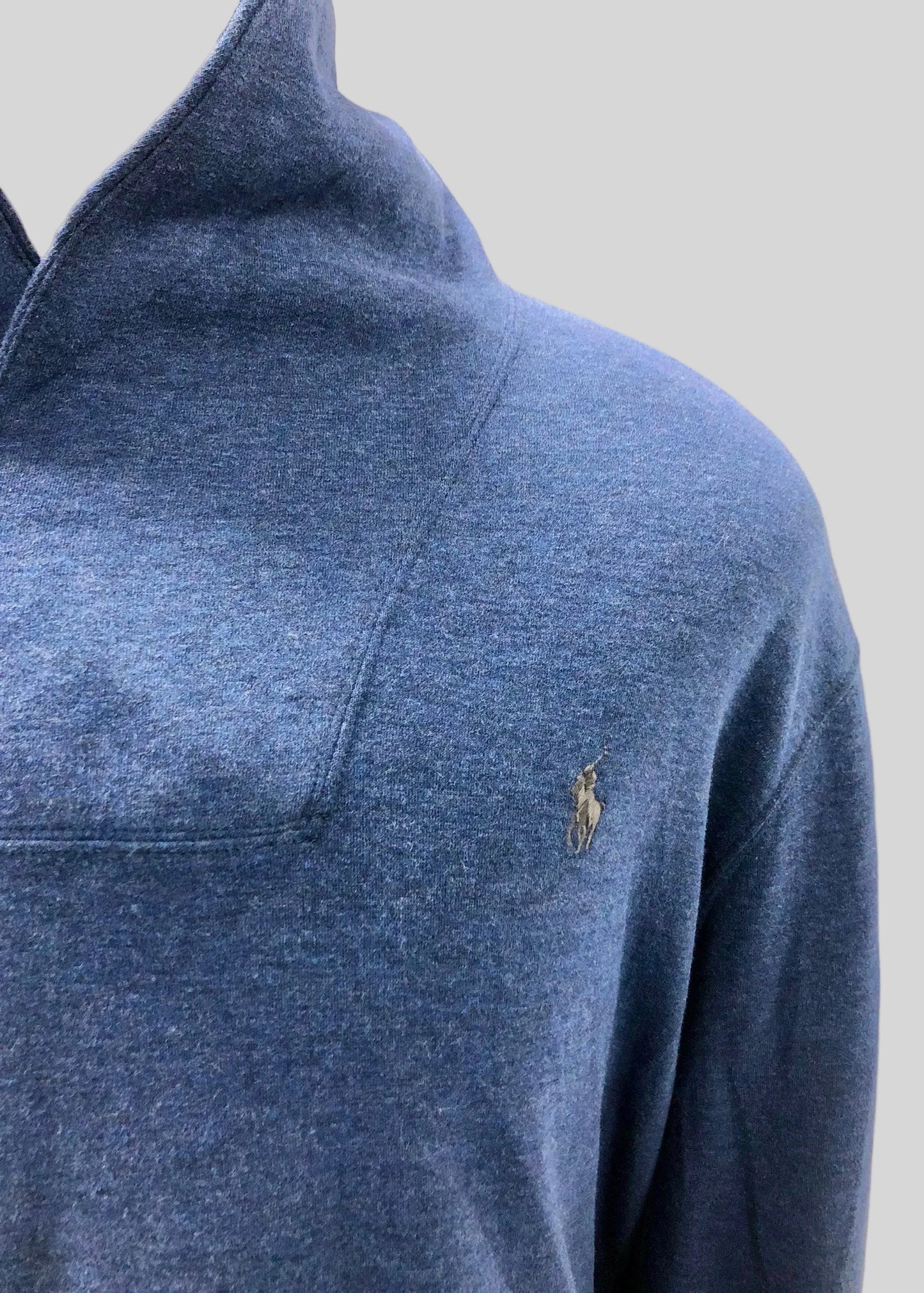 Sueter Jersey de botones Polo Ralph Lauren 🏇🏼 color azul oscuro con logo gris Talla XL