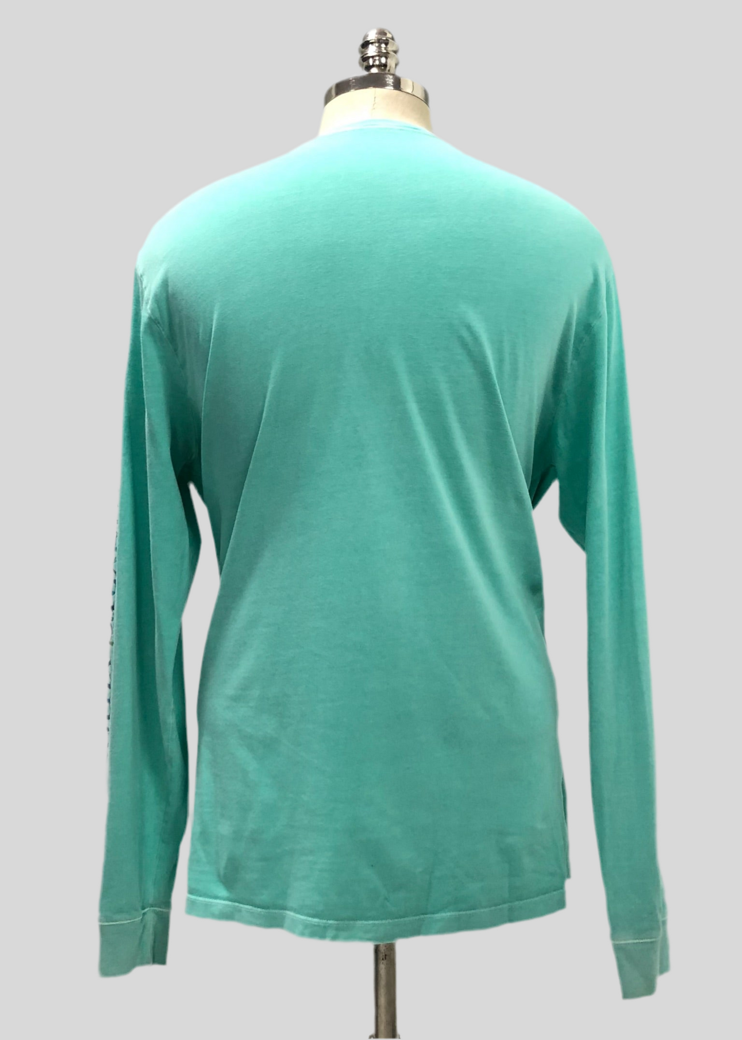 Camiseta de bolsillo Vineyard Vines 🐳 color turquesa claro con Diseño de ballena en azul y verde Talla Large