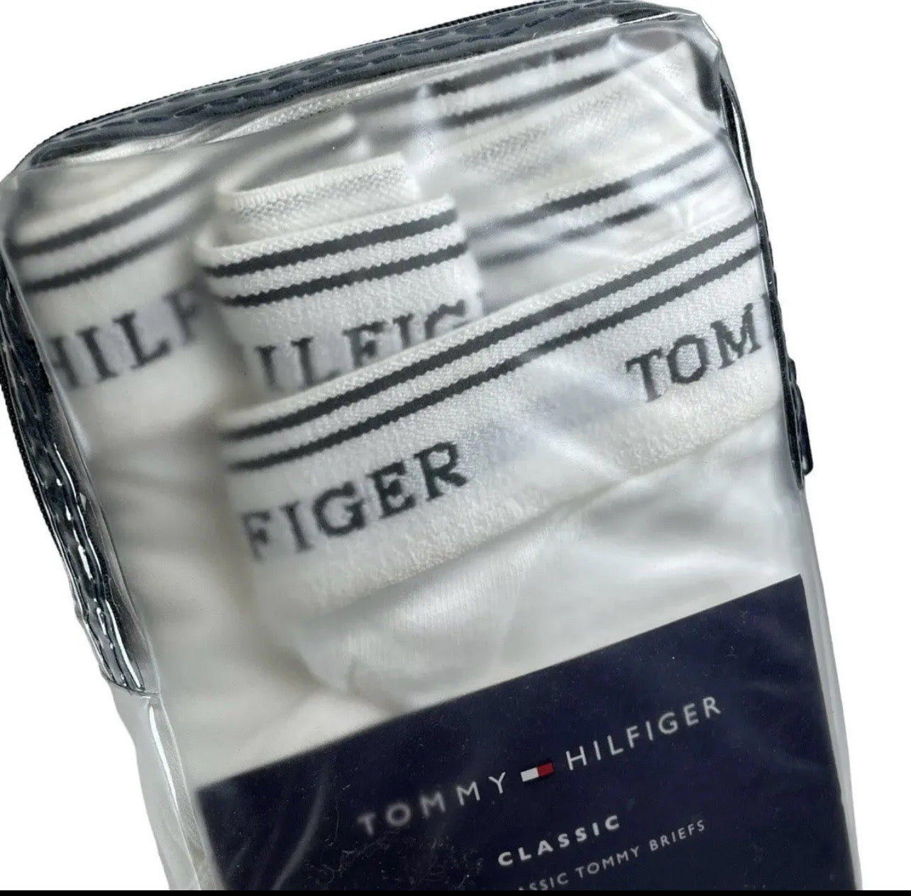 Paquete de 3 Calzoncillos a la cintura Tommy Hilfiger - Tela de algodon en color blanco Talla XL