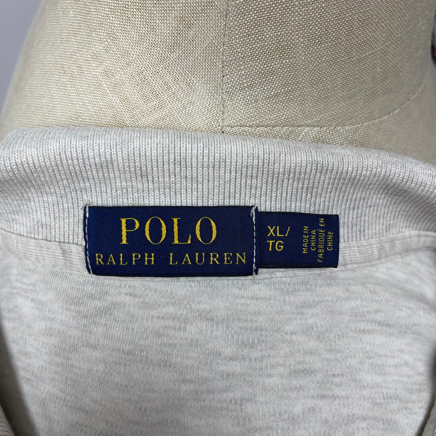 Camiseta Polo Ralph Lauren 🏇🏼 color crema Talla XL Entalle Regular