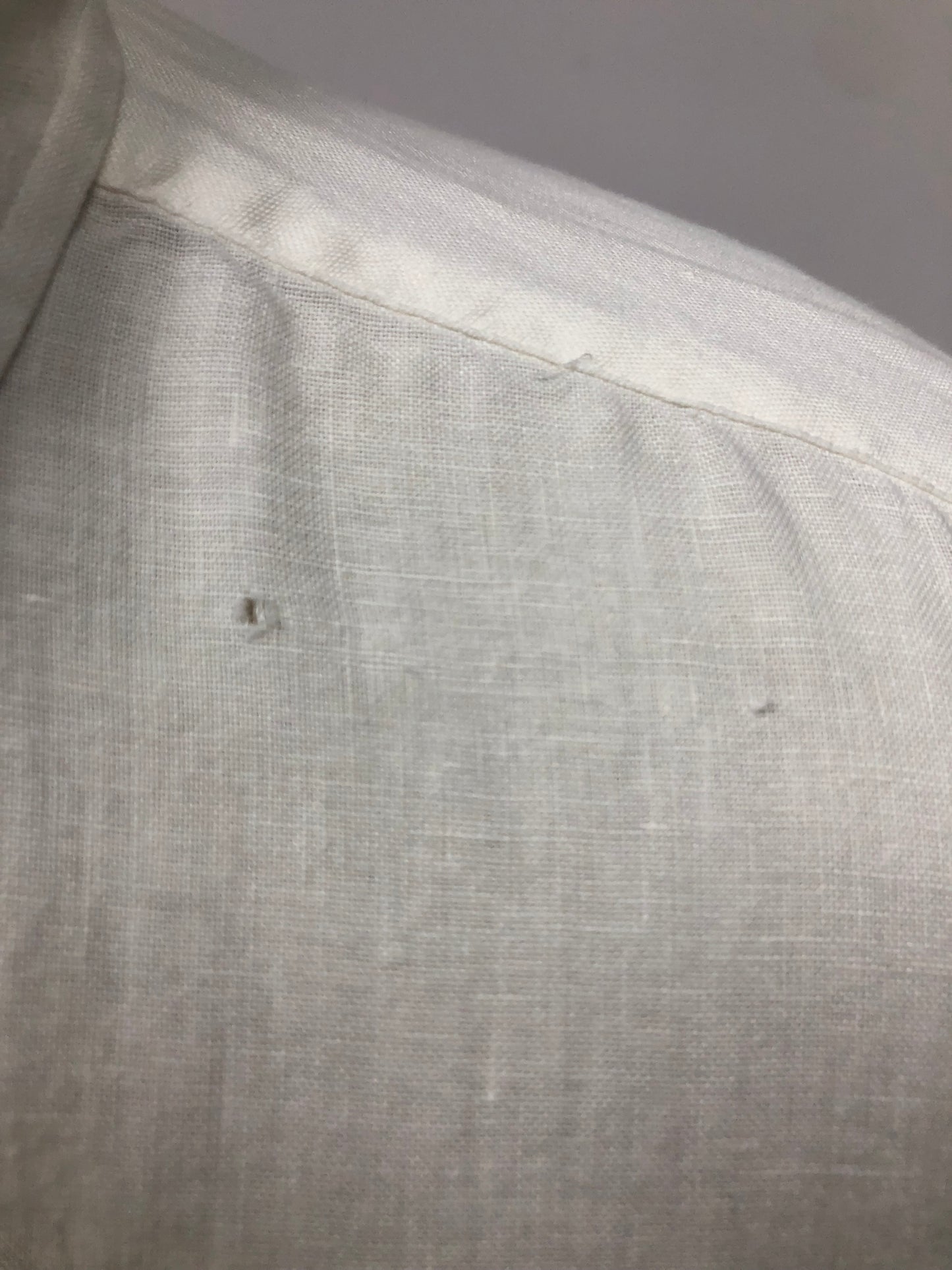 Camisa Polo Ralph Lauren 🏇🏼 de Lino en color blanco Talla L Entalle Regular (ver descripción)