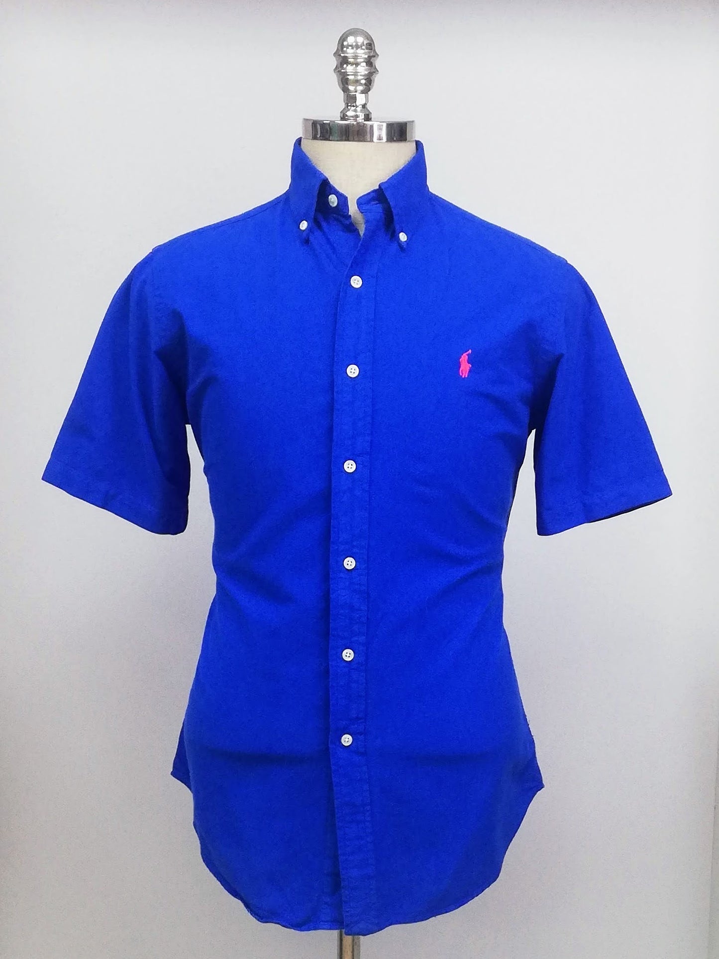 Camisa de botones Polo Ralph Lauren 🏇🏼 Oxford en color azul Talla S Entalle Clásico