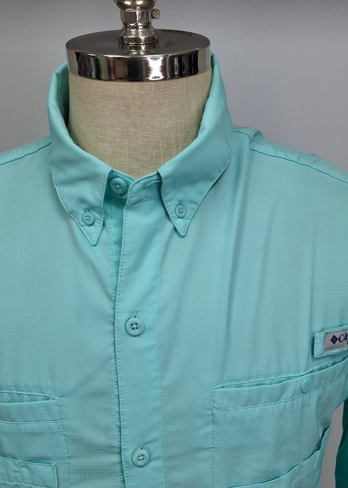 Camisa Columbia 🔹color con Omni Shade Manga larga Talla L (ver descripción)