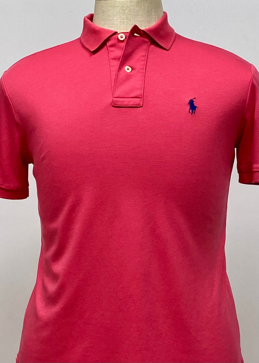 Camiseta Polo Ralph Lauren 🏇🏼color rosado intenso Talla S Entalle Regular