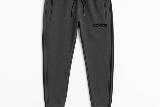 Pantalon Jogger marca Adidas 🏃🏻‍♂️ en color gris oscuro con lineas laterales en negro Talla M
